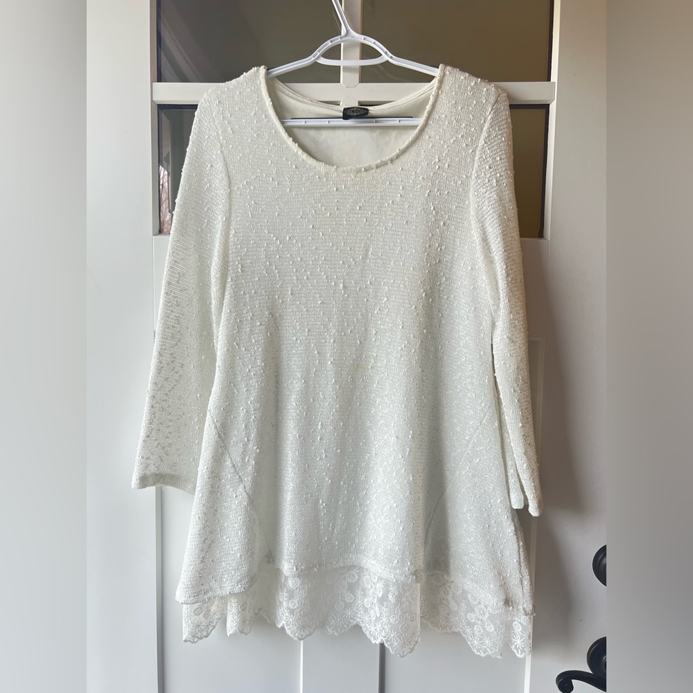 Elegant White Sweater